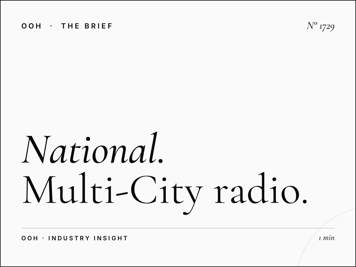 National Campaign Packages | Multi-City Radio & Billboard Deals