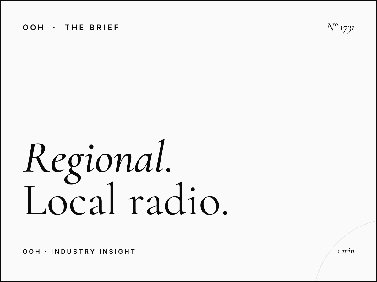 Regional Media Packages | Local Radio & OOH Advertising Bundles