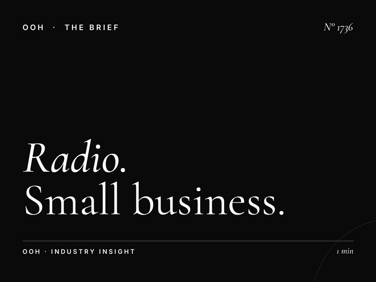 Radio and Digital OOH Packages | Small Business Advertising