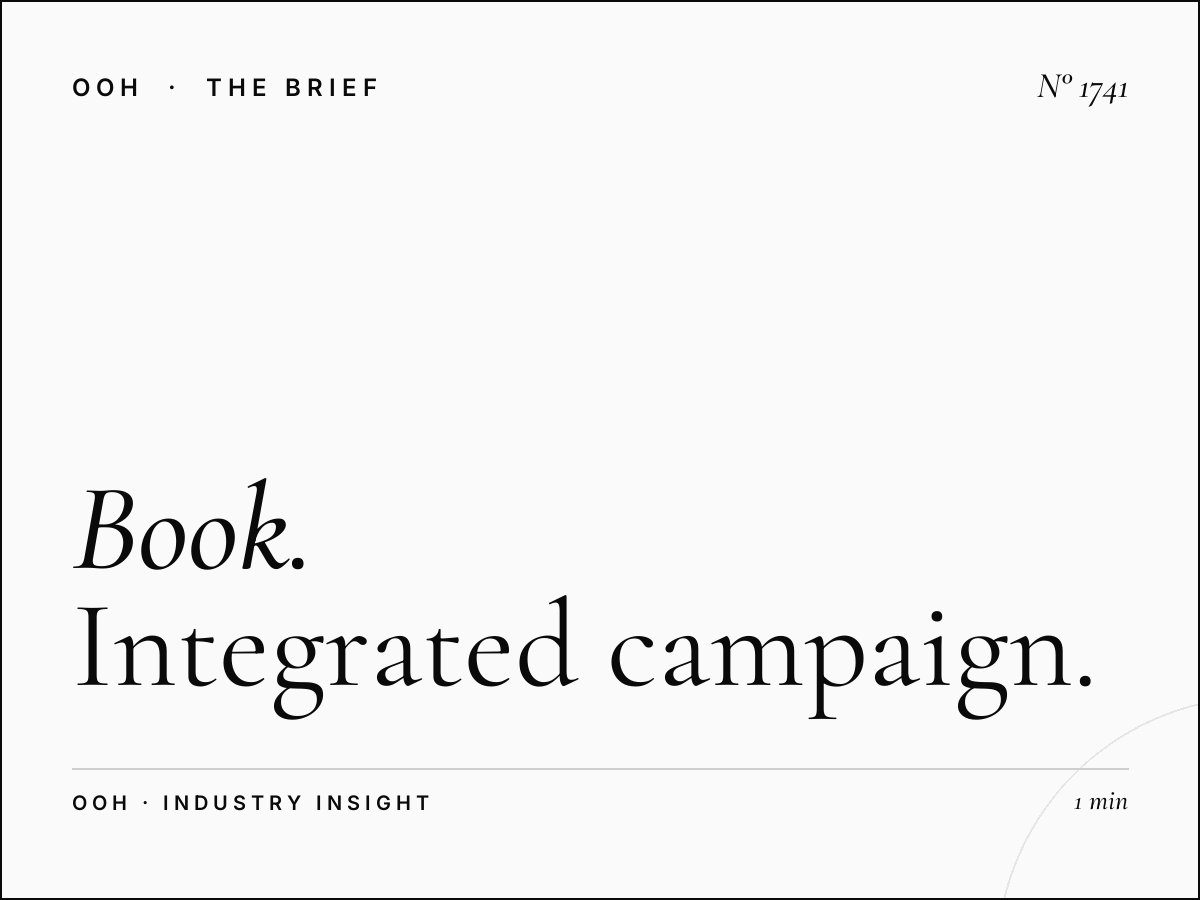 Book Broadcast & Outdoor Advertising | Integrated Campaign Setup