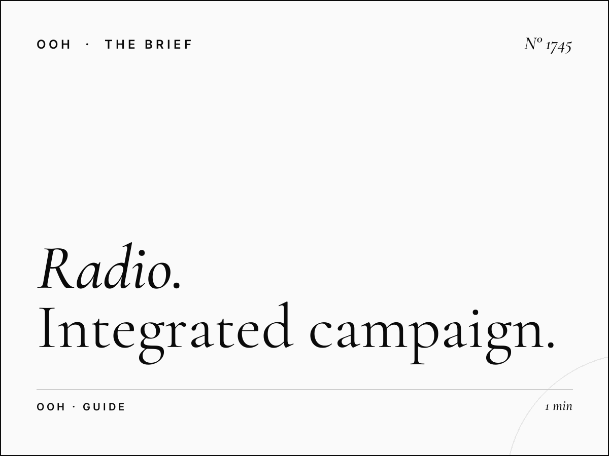 Radio & OOH Ad Space Booking | Integrated Campaign Guide