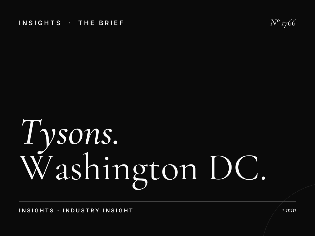 Tysons Corner Center | Washington DC Area Shopping Advertising