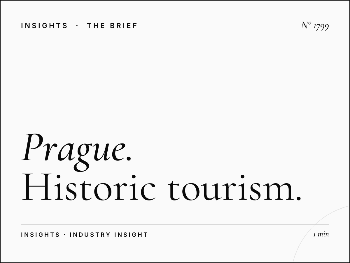 Prague Castle Area | Historic Tourism Advertising