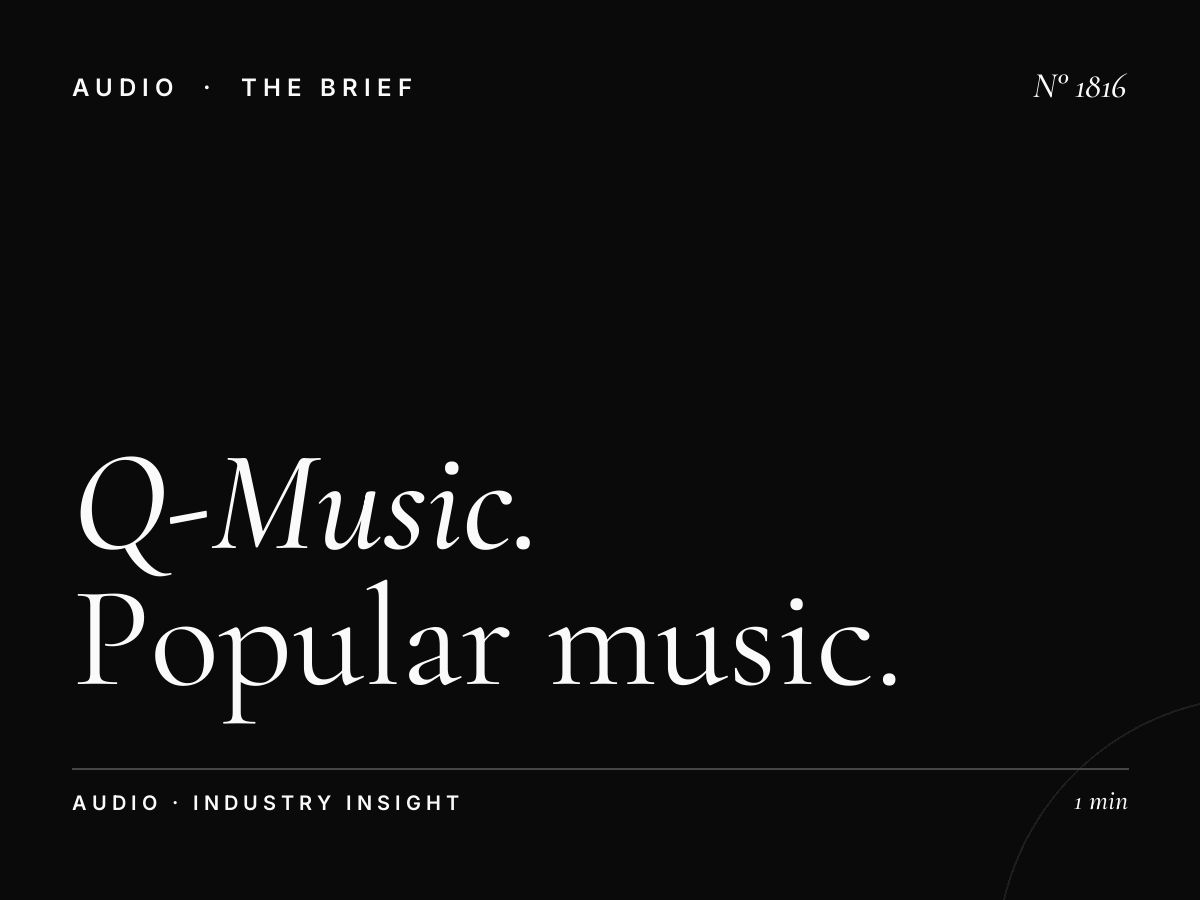 Q-Music Netherlands | Popular Music Radio Advertising That Connects With Dutch Audiences
