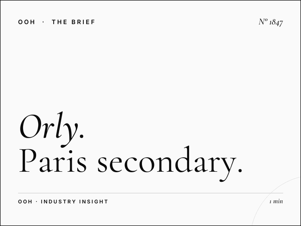 Orly Airport | Paris Secondary Airport Advertising