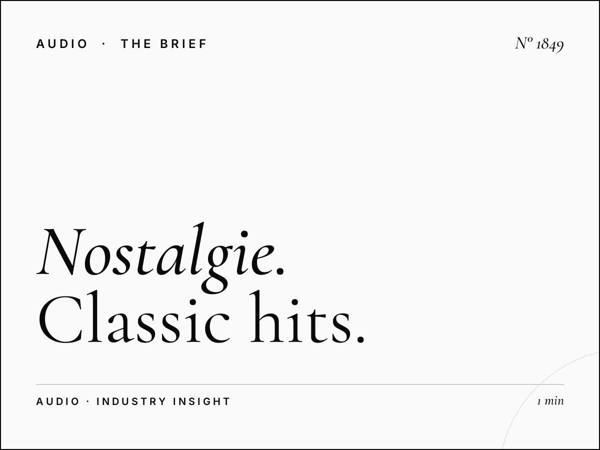 Nostalgie France | Classic Hits Radio Advertising
