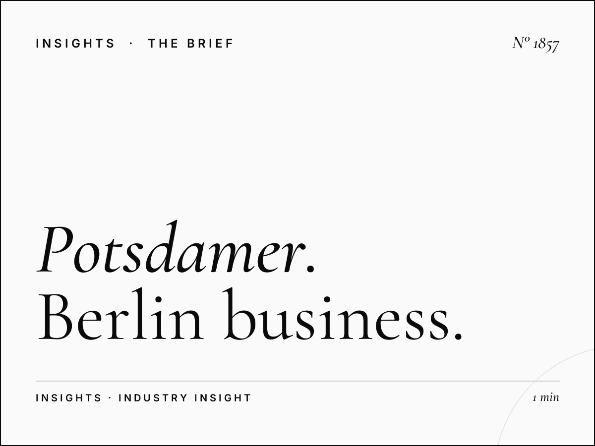 Potsdamer Platz | Berlin Business District Advertising