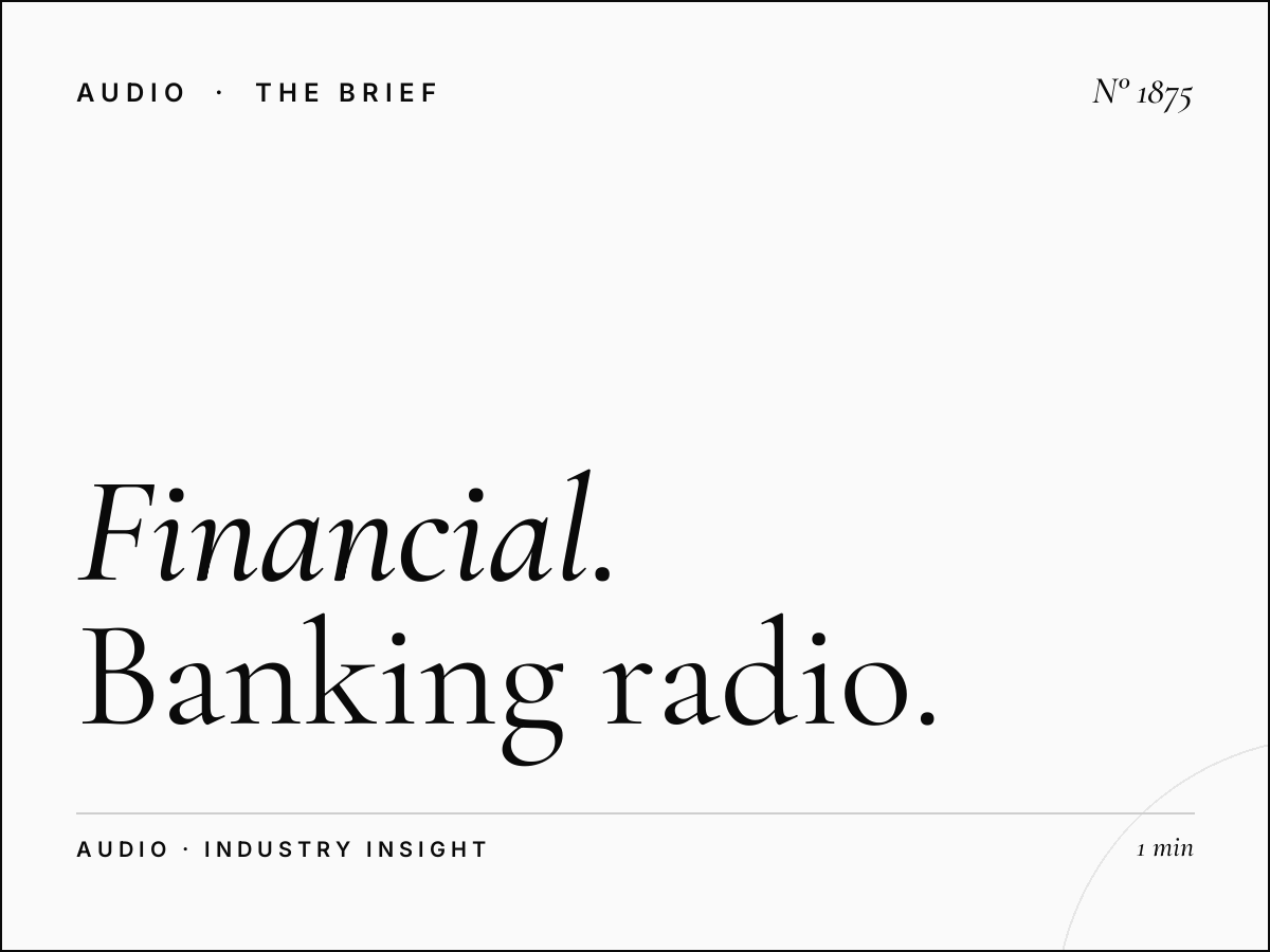 **UK Financial Services | Banking Radio Advertising**
