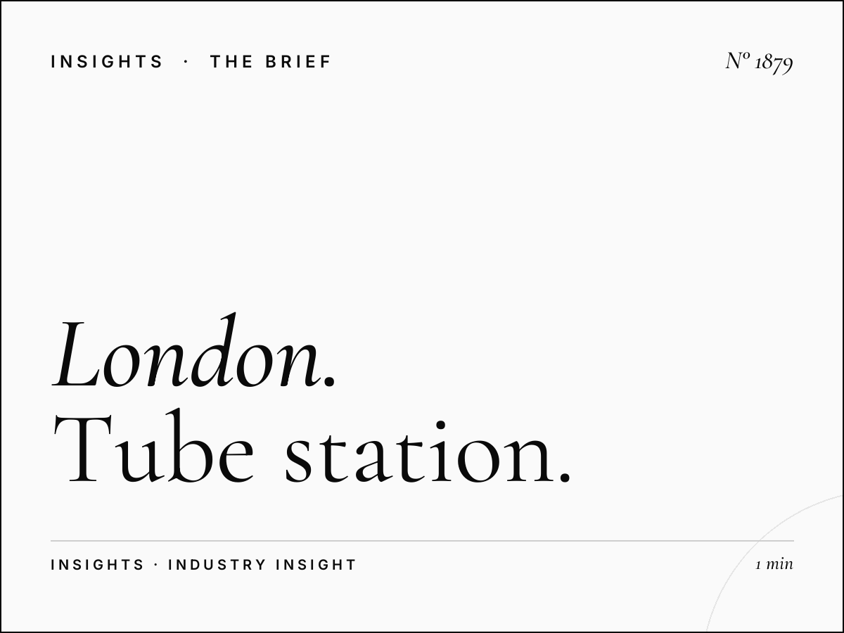 London Underground | Tube Station Advertising Network