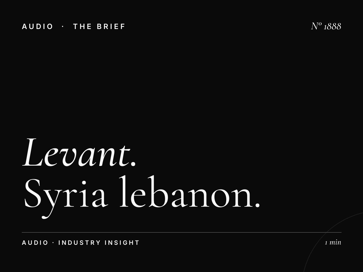 Levant Region Radio | Syria, Lebanon, Jordan Strategy