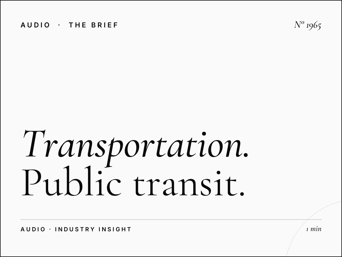 Transportation Africa | Public Transit Radio Marketing