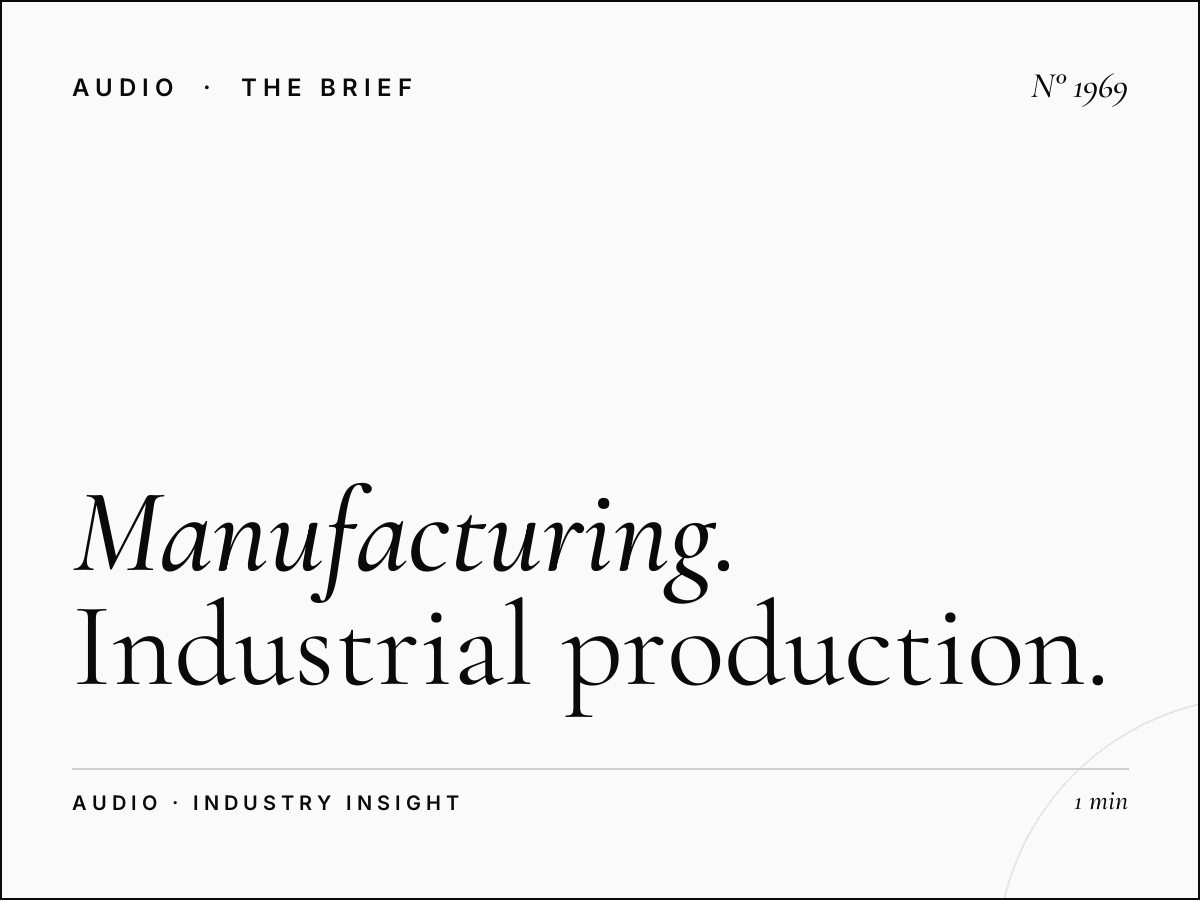 Manufacturing Africa | Industrial Production Radio Marketing