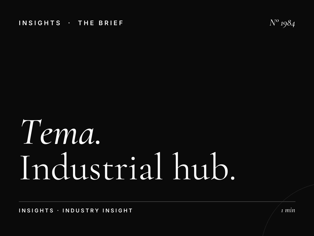 Tema Port | Industrial Hub Advertising Ghana