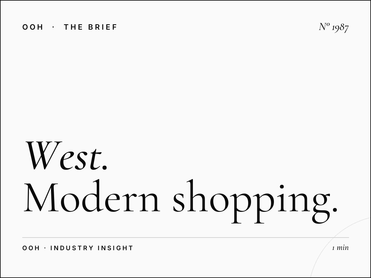 West Hills Mall | Modern Shopping Complex Advertising
