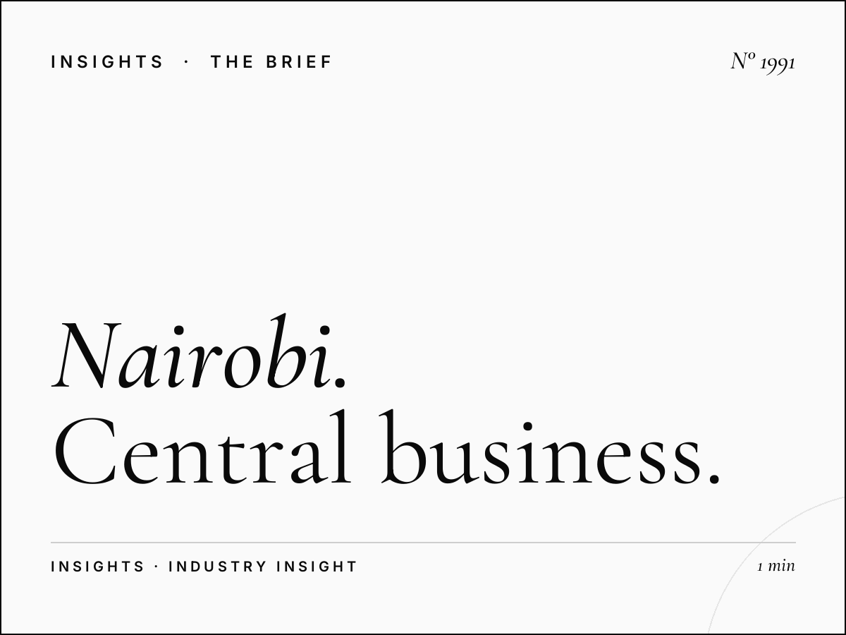 Nairobi CBD | Central Business District Advertising