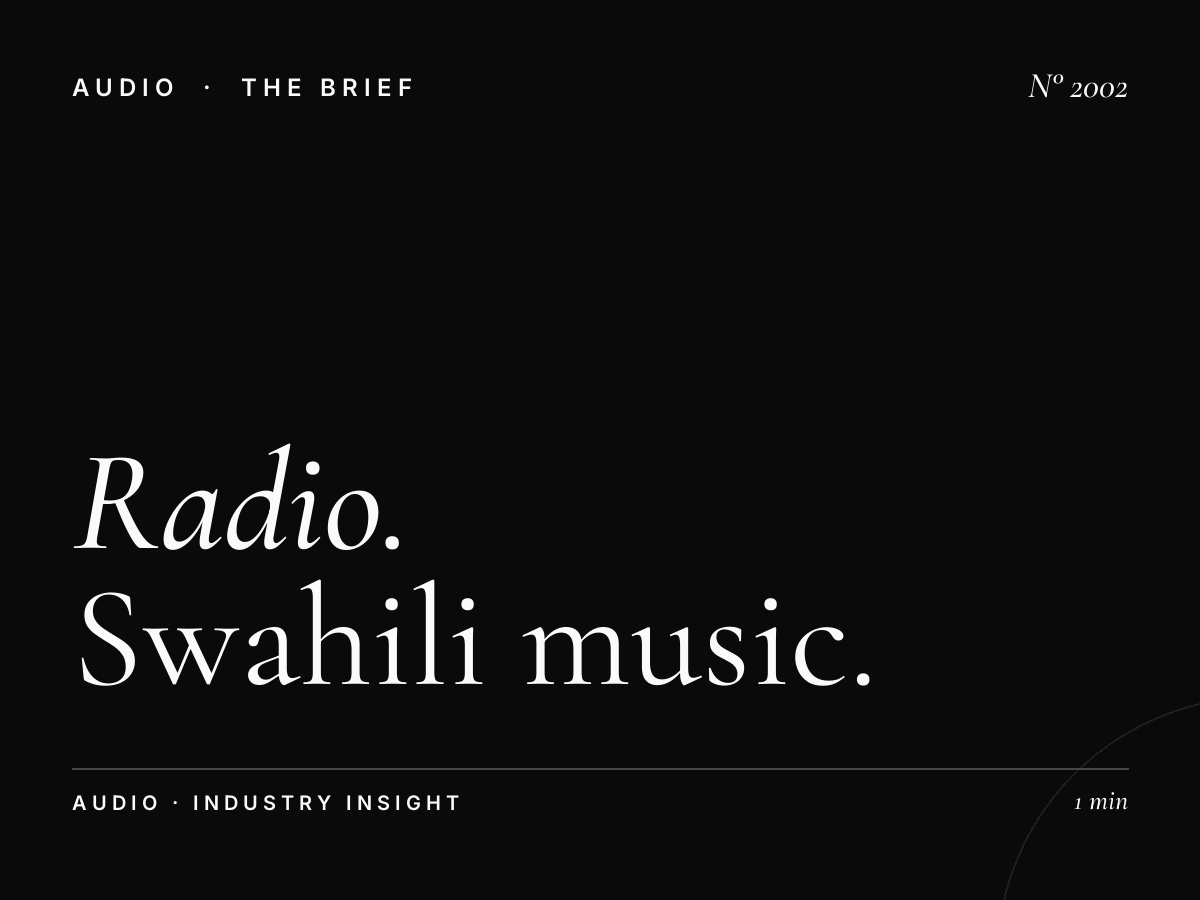 Radio Maisha | Swahili Music Radio Advertising