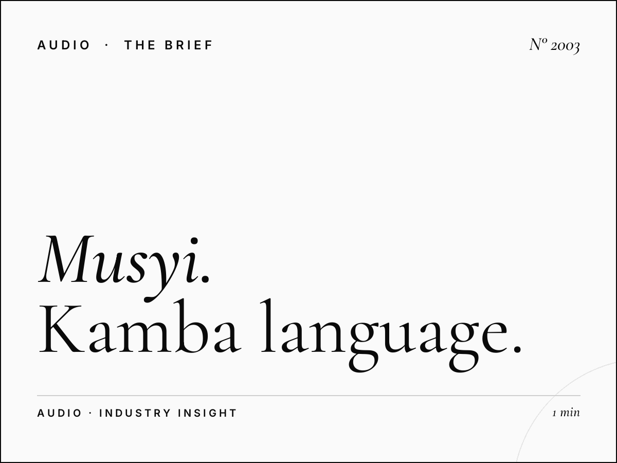 Musyi FM | Kamba Language Radio Advertising Kenya