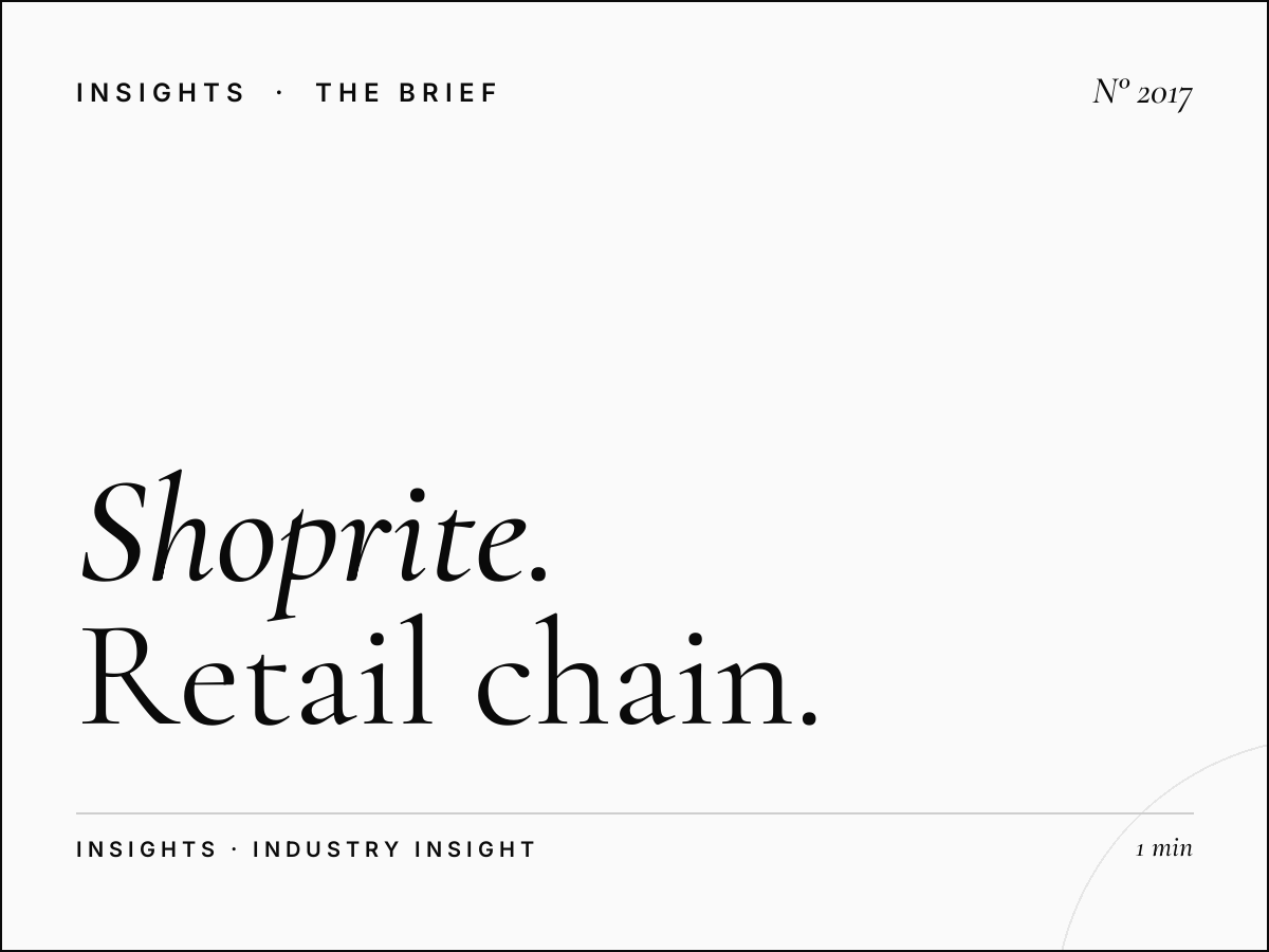 Shoprite Nigeria | Retail Chain Advertising Opportunities