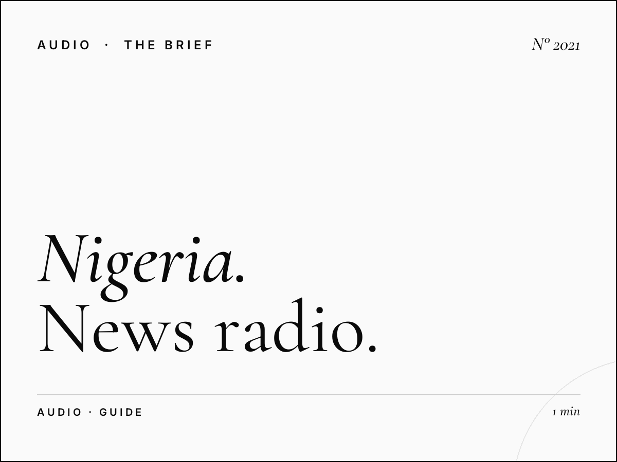 Nigeria Info FM | News Radio Advertising Guide