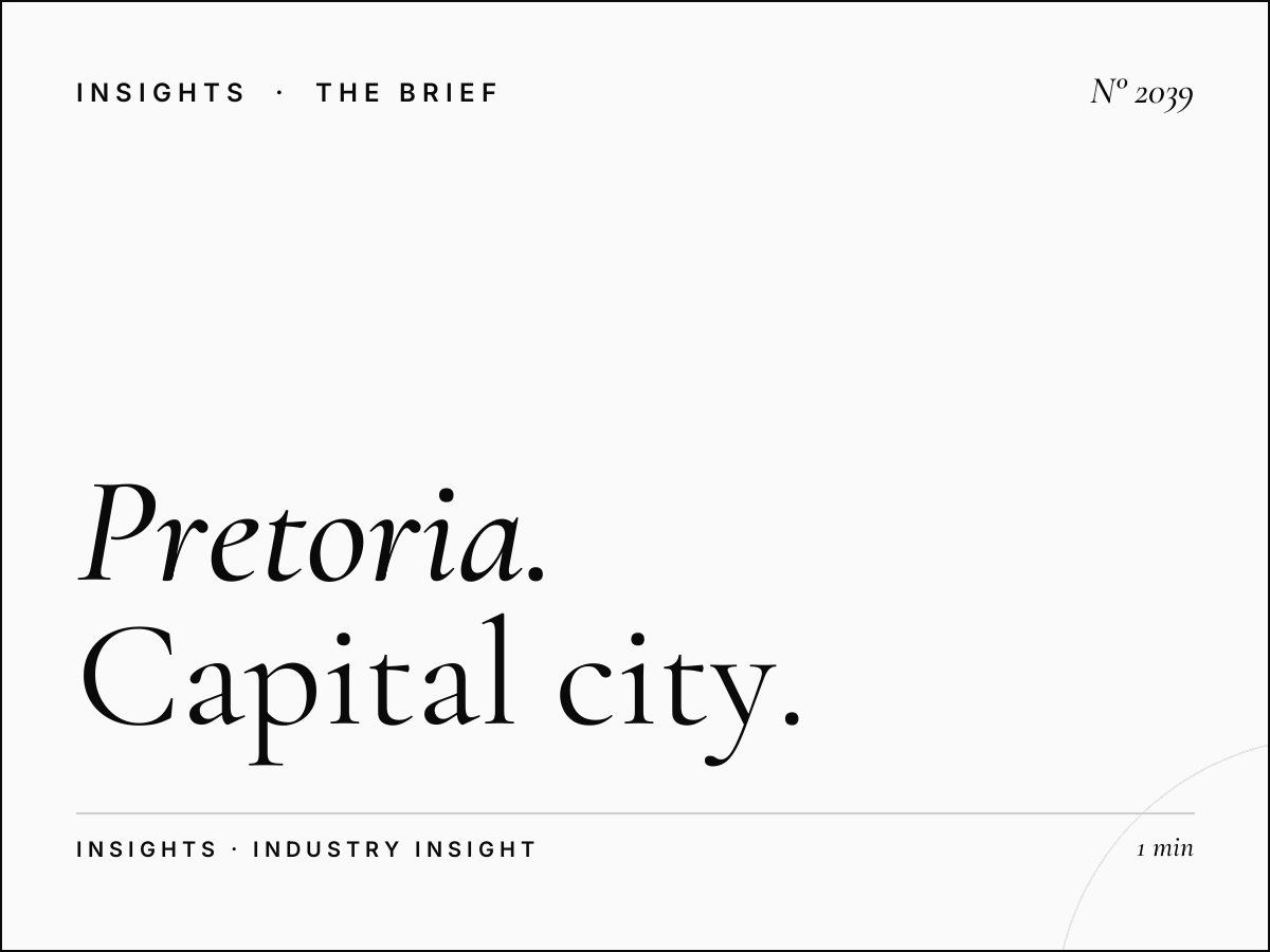 Pretoria Government District | Capital City Advertising