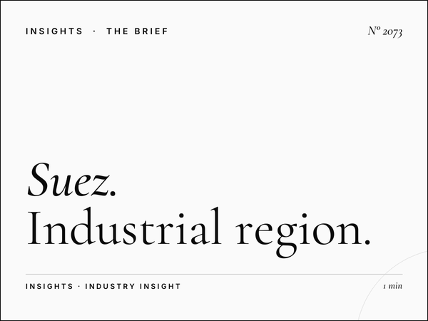 Suez Canal Area | Industrial Region Advertising