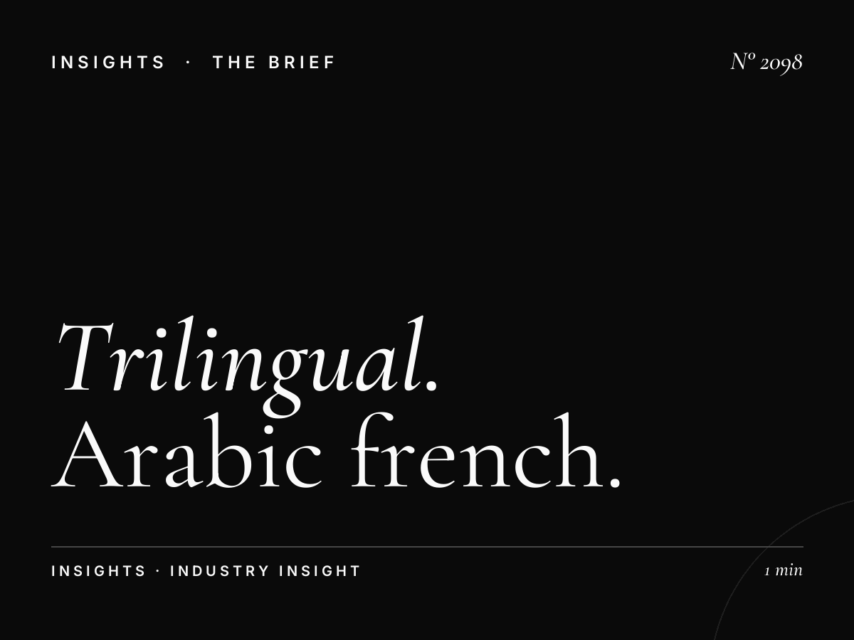 Trilingual Morocco | Arabic, French, Berber Advertising Strategy
