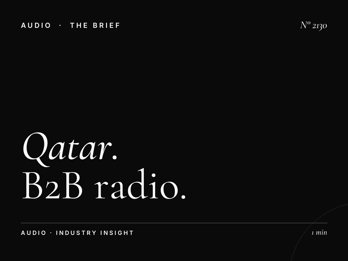 Qatar Business Market | B2B Radio Advertising Strategies