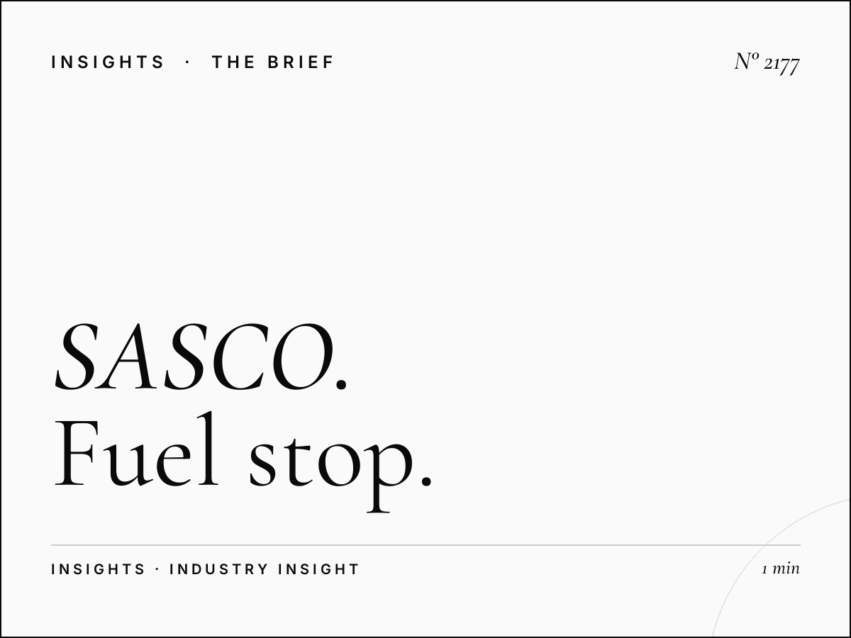 SASCO Gas Stations | Fuel Stop Advertising Saudi
