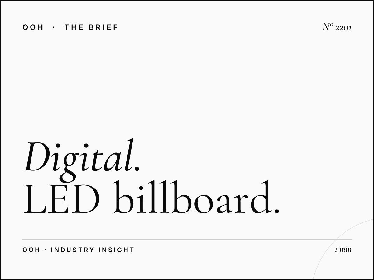 Digital OOH Advertising UAE | LED Billboard Opportunities