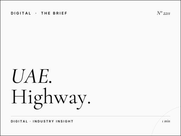 UAE Bridge Banner Advertising | Highway