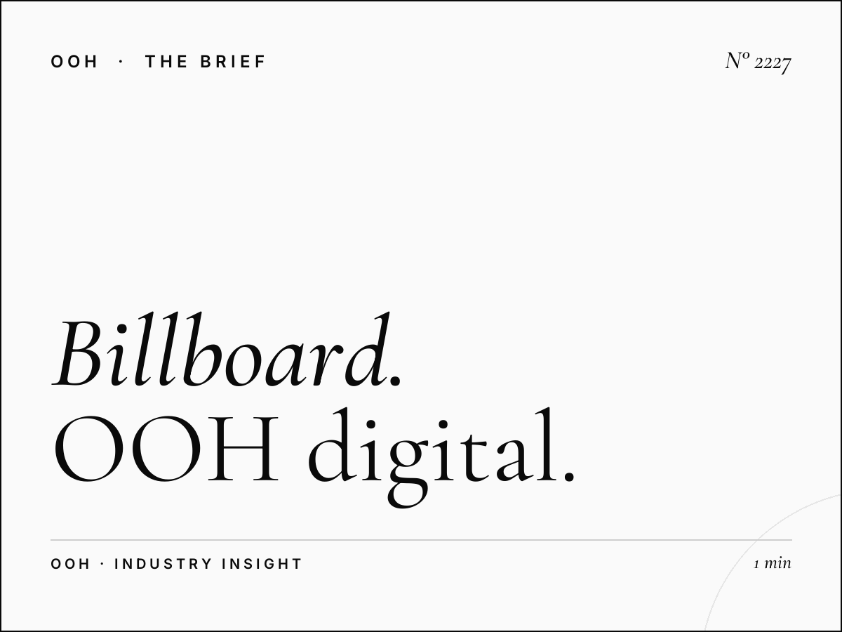 UK Billboard Advertising Online | OOH Digital Booking