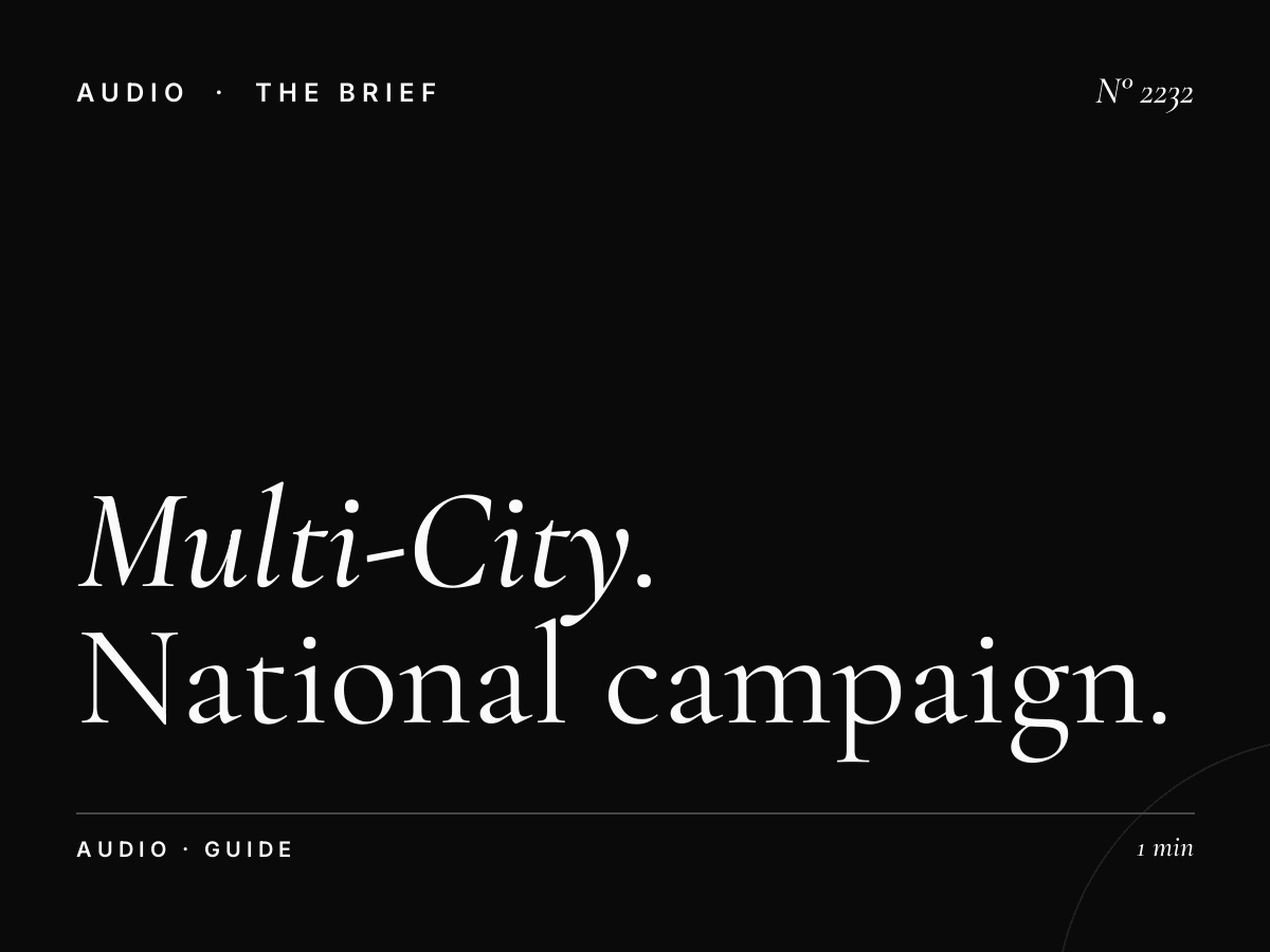 Multi-City Radio Saudi Arabia | National Campaign Guide