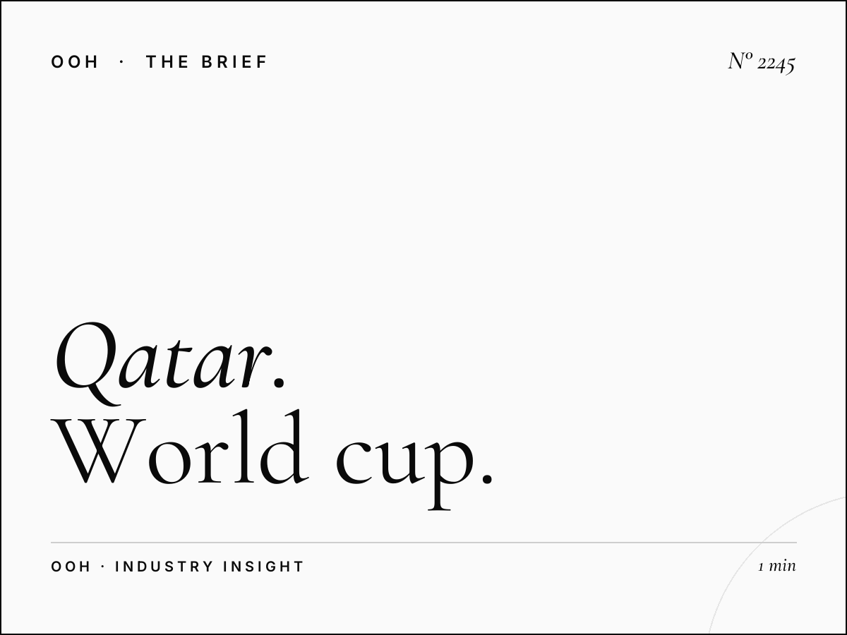 Qatar Sports Advertising | World Cup Legacy OOH Opportunities