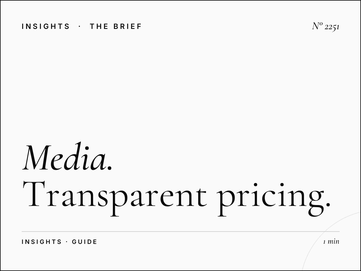 UK Media Buying Prices | Transparent Pricing Guide