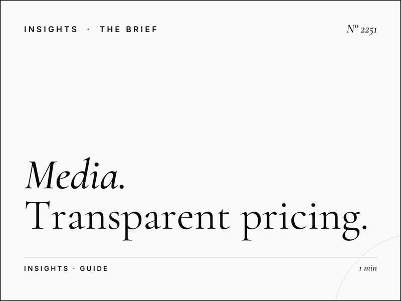 UK Media Buying Prices | Transparent Pricing Guide