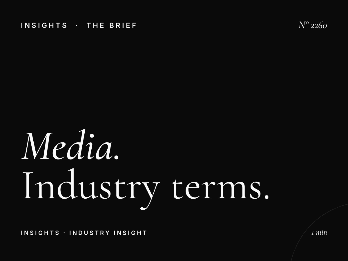Media Buying Glossary | Industry Terms Defined