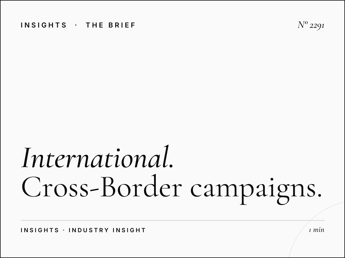 International Media Buying London | Cross-Border Campaigns
