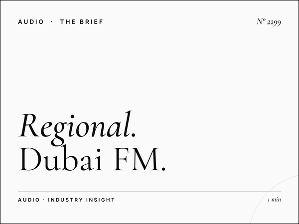 Regional Radio Advertising | Dubai FM MENA Broadcast Footprint