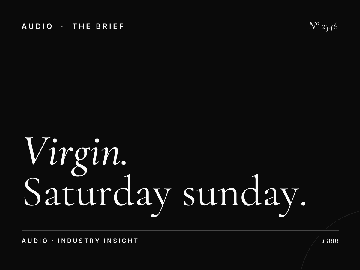 Virgin Radio Weekend Strategy: Saturday Sunday Programming Advertising