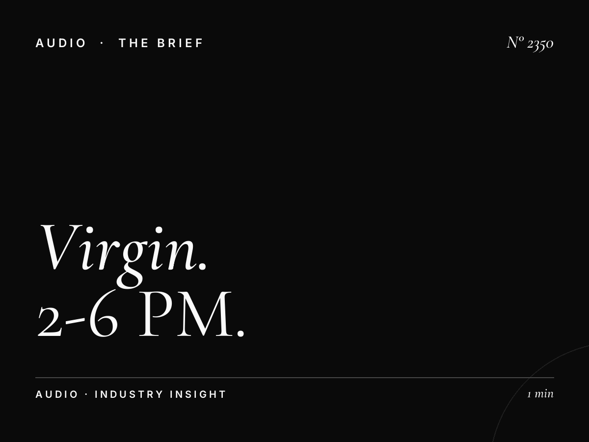 Virgin Radio Afternoon Drive Advertising: 2-6 PM Commuter Strategy