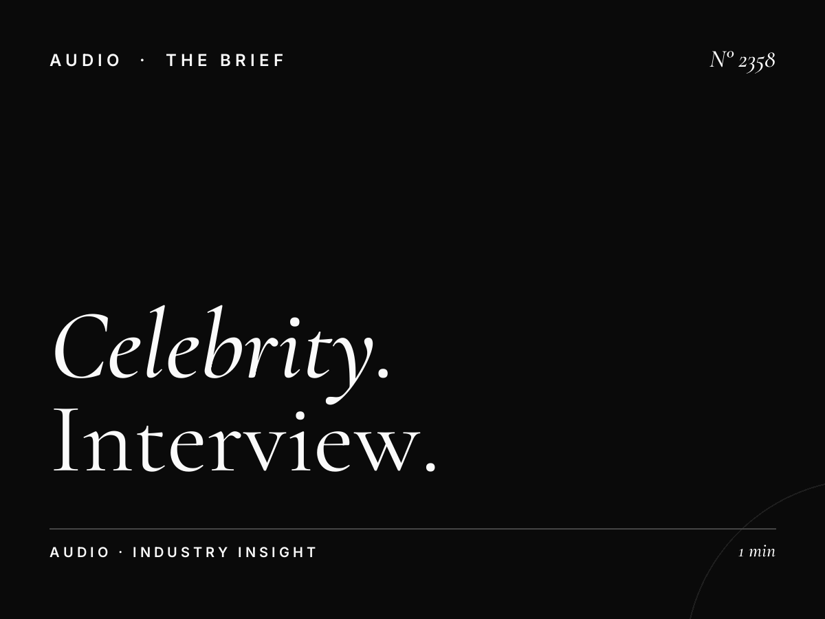 Celebrity Content Virgin Radio: Interview and Entertainment Sponsorship