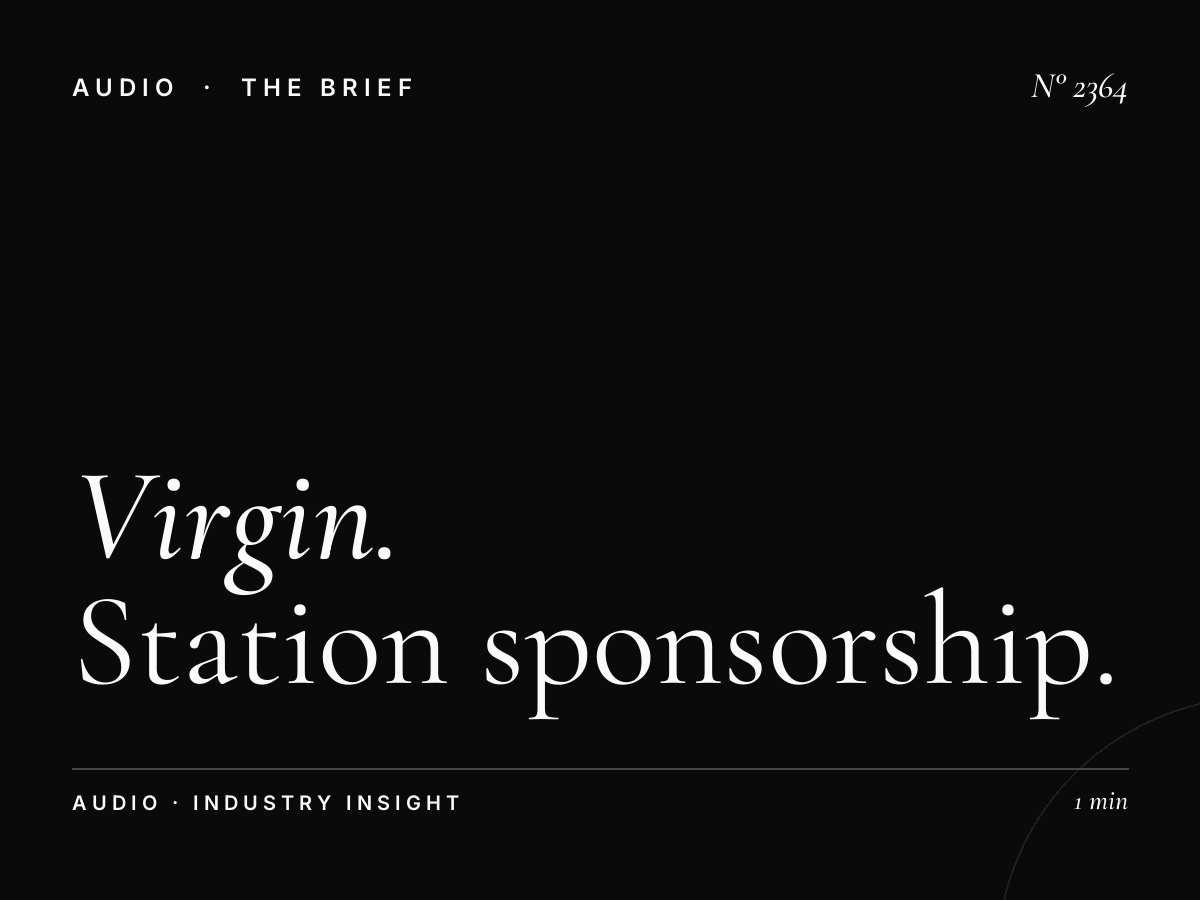 Virgin Radio Brand Partnership: Station Sponsorship Opportunities