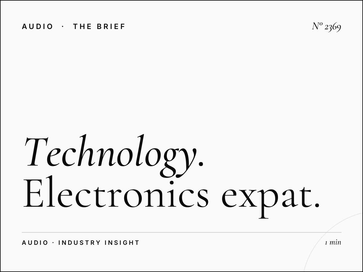 Technology Brands Virgin Radio: Electronics Expat Audience Advertising