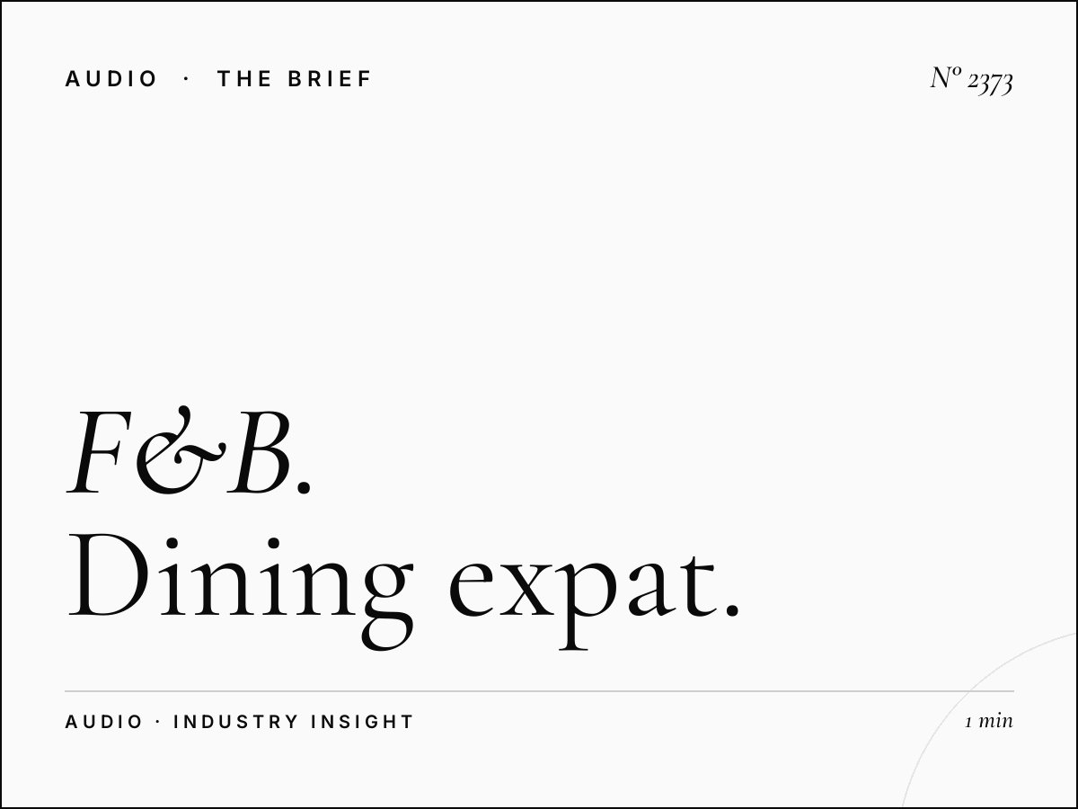 F&B Restaurants Virgin Radio: Dining Expat Community Advertising