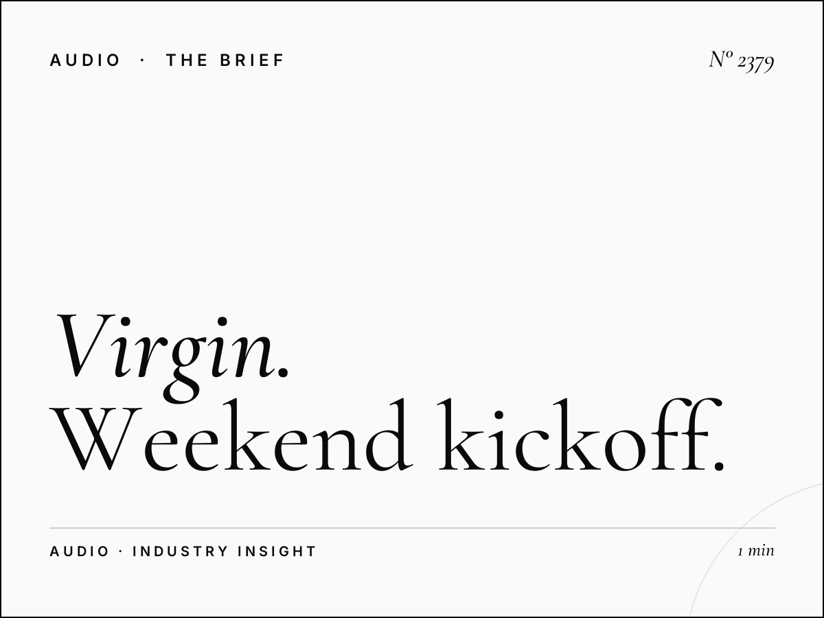 Virgin Radio Friday Advertising: Weekend Kickoff Programming Strategy