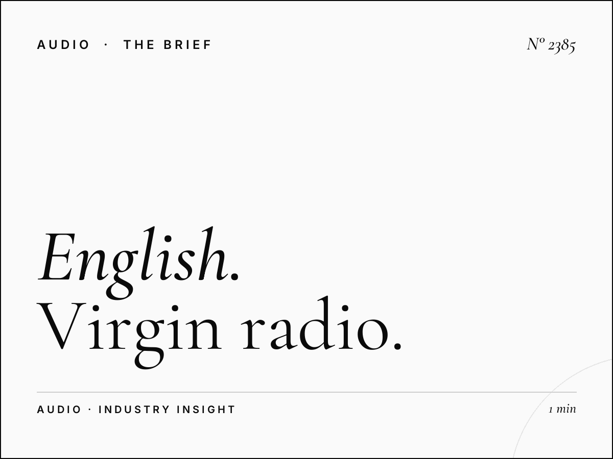 English Music Radio Dubai: Virgin Radio Language Targeting