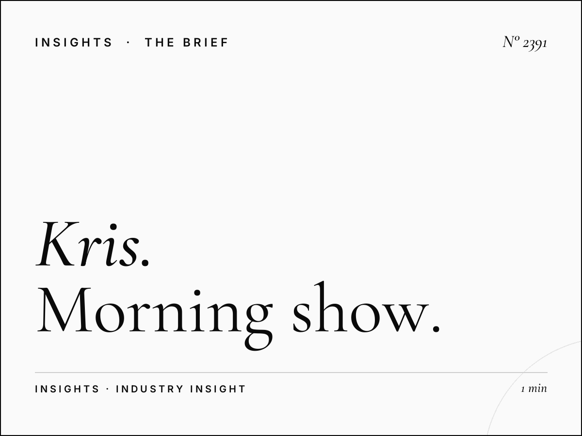 Kris Fade Show Live: Morning Show Event Appearances Sponsorship