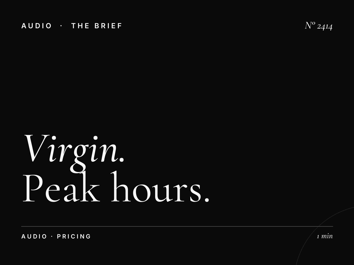 Virgin Radio Drive-Time Packages: Peak Hours Advertising Pricing