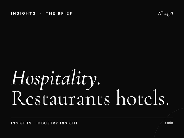 Hospitality Dining Dubai Eye: Restaurants Hotels Professional Audience