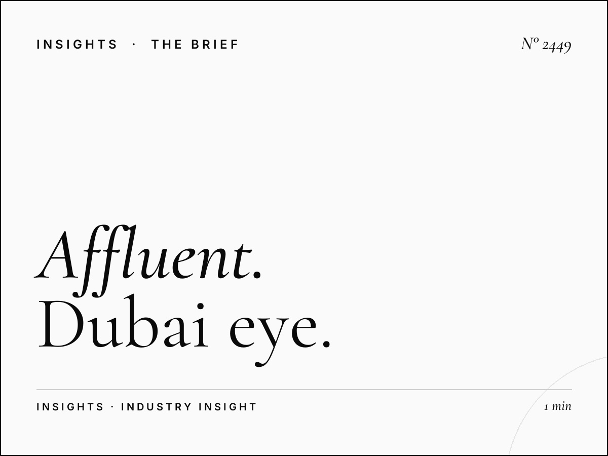 Affluent Expats Dubai: Dubai Eye High-Income Professional Audience